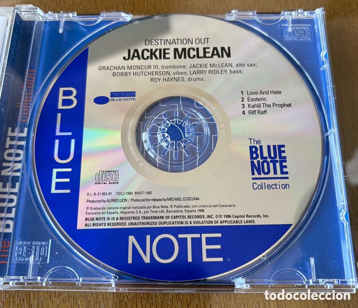 CDs de m&uacute;sica: CD JACKIE McLEAN: DESTINATION OUT - Foto 3
