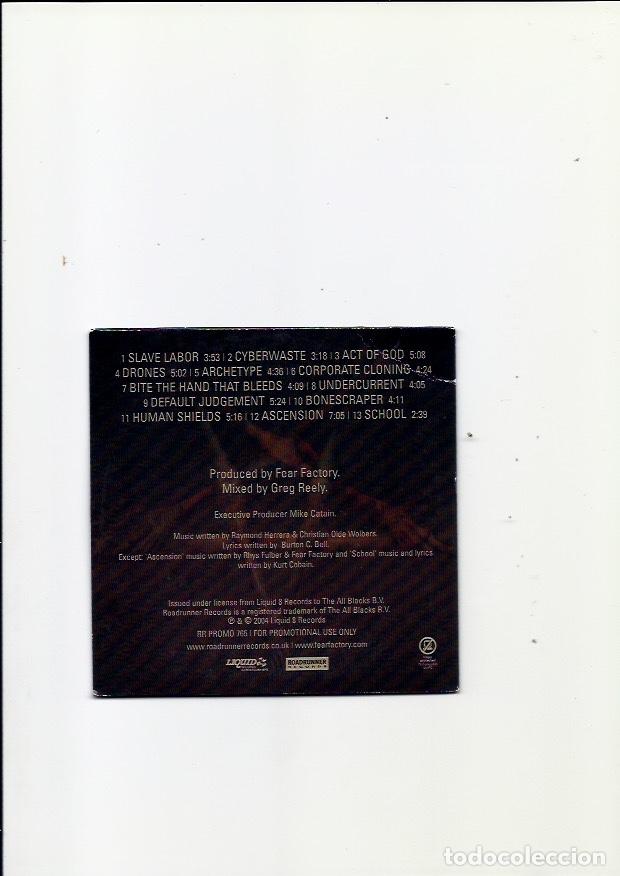 CDs de m&uacute;sica: FEAR FACTORY. Archetype (cd album 2004) - Foto 2