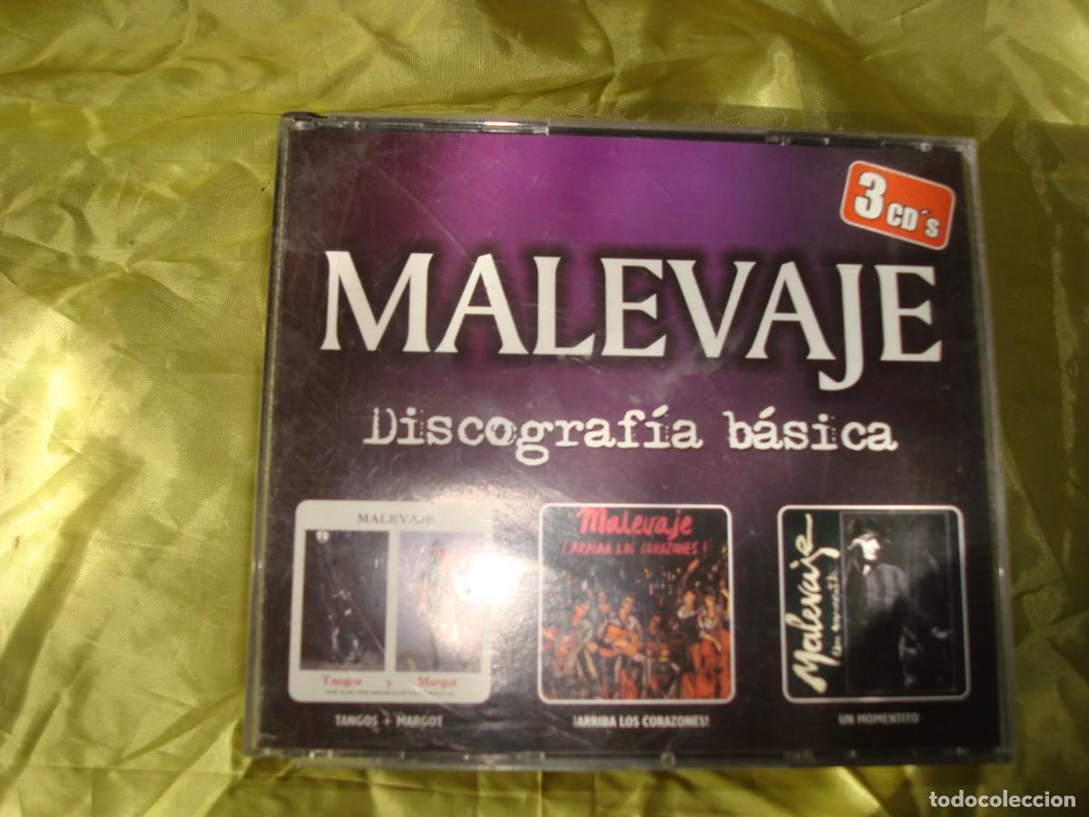 CDs de m&uacute;sica: MALAVAJE. DISCOGRAFIA BASICA. 3 CD&acute;S + LIBRETO . IMPECABLE(#) - Foto 1
