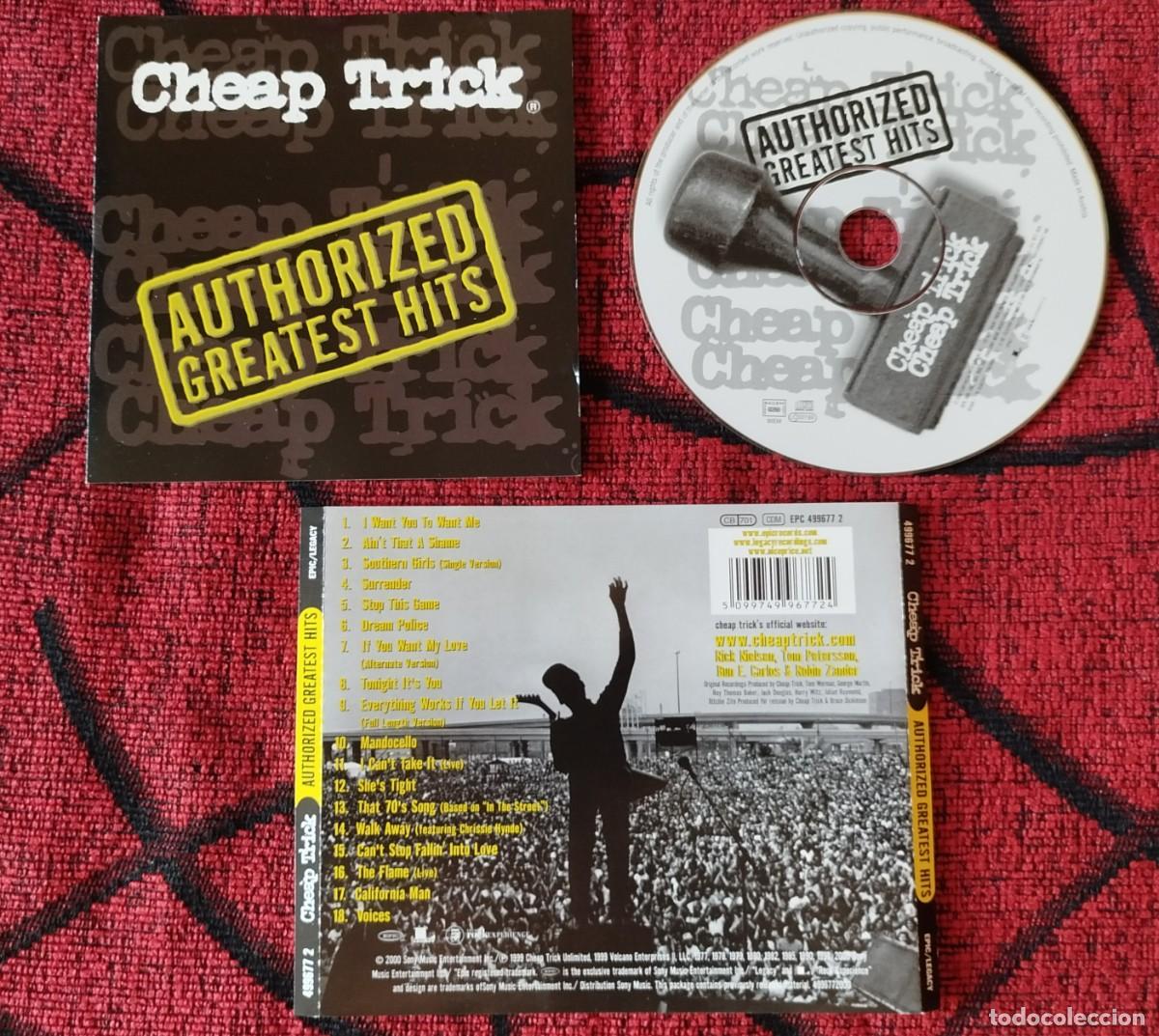 CDs de m&uacute;sica: CHEAP TRICK ** Authorized Greatest Hits ** CD 2000 - Foto 1