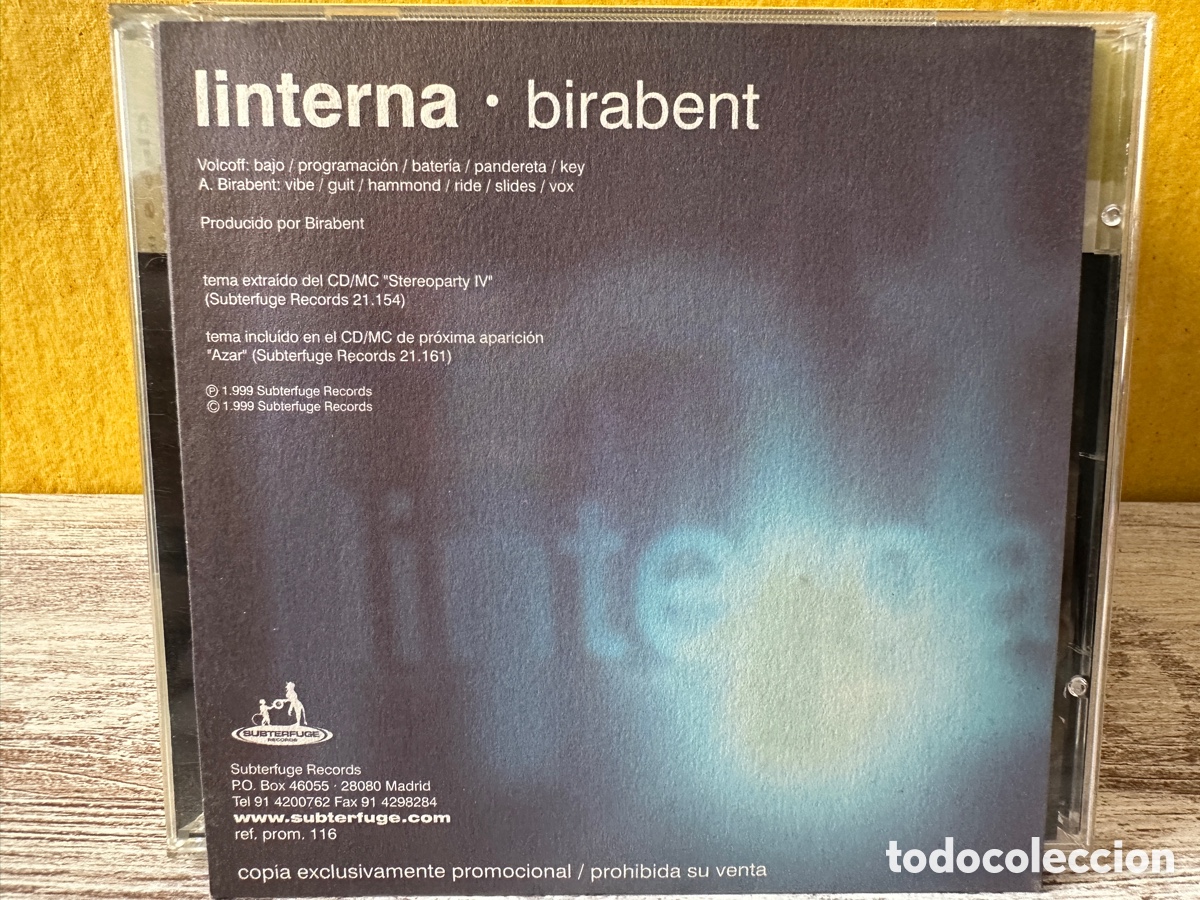 CDs de m&uacute;sica: Birabent - Linterna (CD) - Foto 2