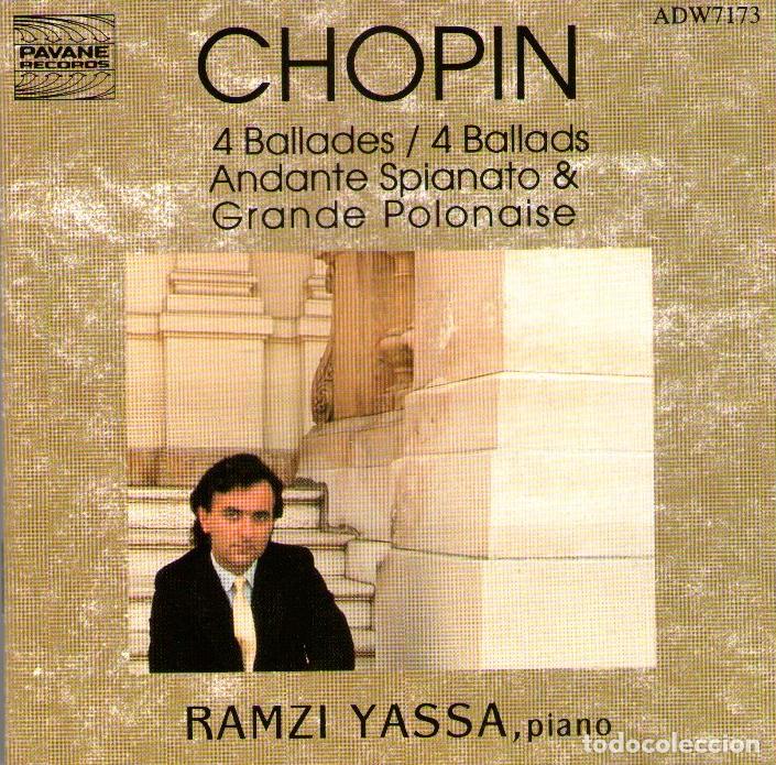 CD de M&uacute;sica: CHOPIN - 4 BALLADES - CON RAMZI YASSA (PIANO) - 5 TRACKS - ED. PAVANE RECORDS - A&Ntilde;O 1994.