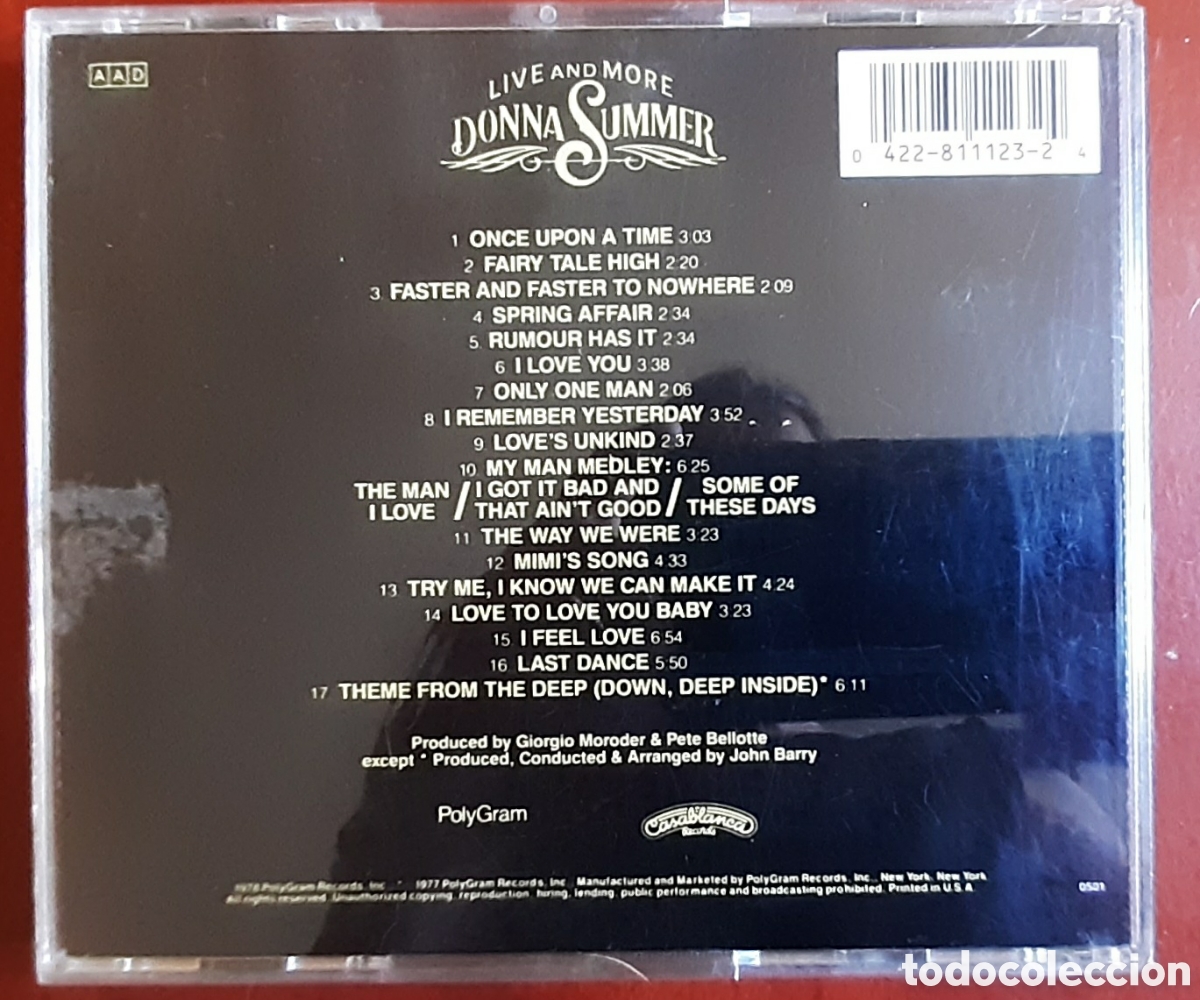 CDs de m&uacute;sica: Donna Sunner - Live and More - CD - Foto 2