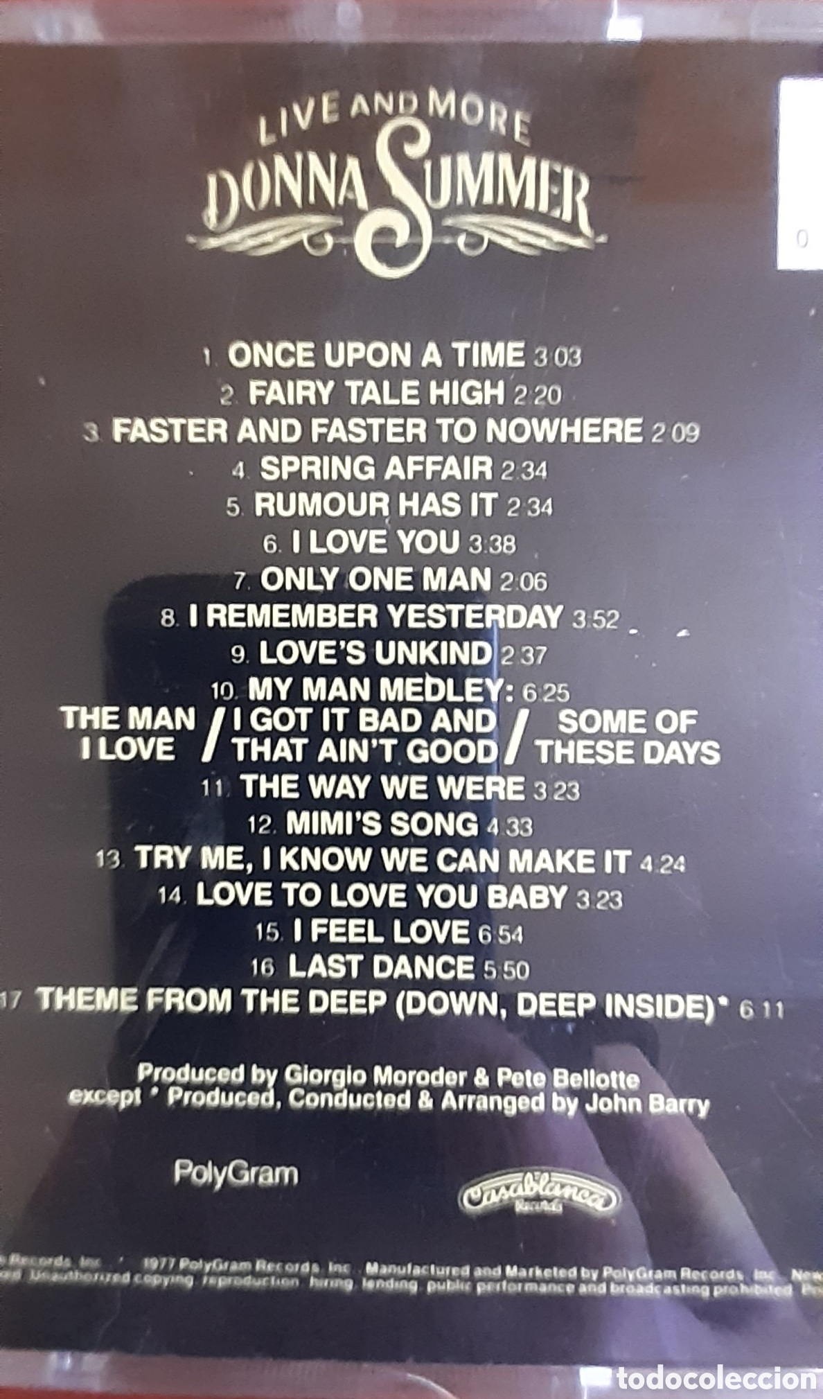 CDs de m&uacute;sica: Donna Sunner - Live and More - CD - Foto 3