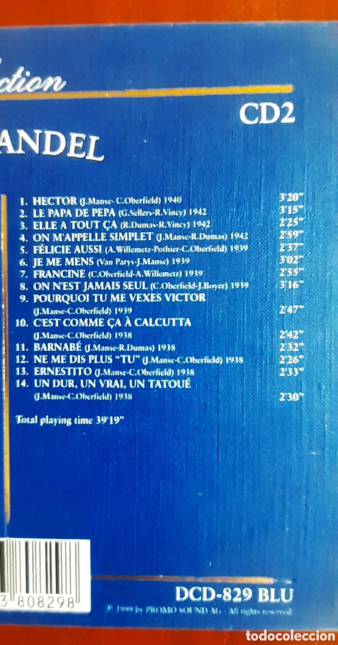 CDs de m&uacute;sica: Fernandel - Selection - 2CD - Foto 5