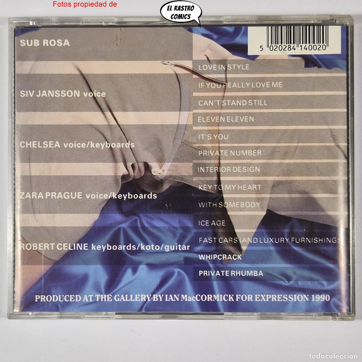 CDs de m&uacute;sica: Sub Rosa, Interior Design, CD Expression 1990, Synth-pop, excelente estado - Foto 2