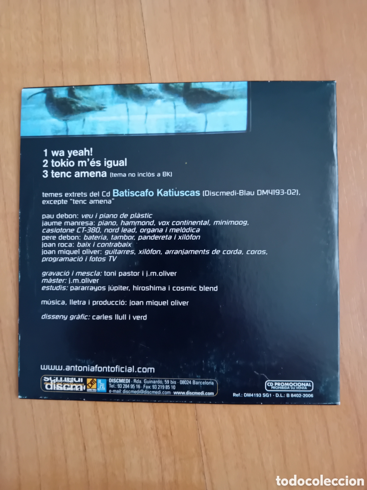 CDs de m&uacute;sica: ANTONIA FONT. WA YEAH - Foto 2