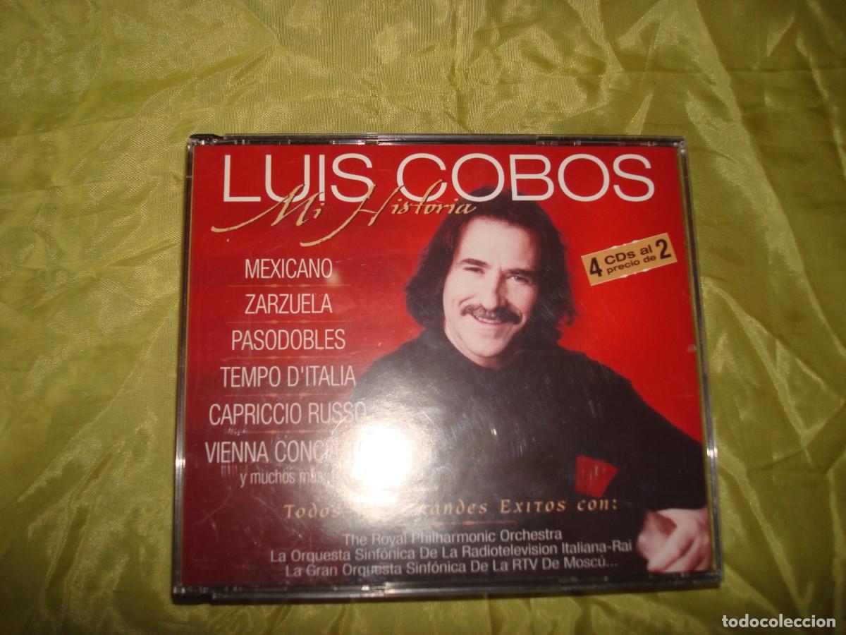 CDs de m&uacute;sica: LUIS COBOS. MI HISTORIA. 4 CD&acute;S. IMPECABLE(#) - Foto 1
