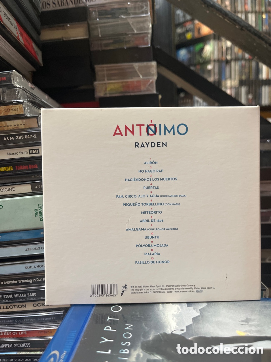 CDs de m&uacute;sica: rayden ant&oacute;nimo firmado - Foto 2