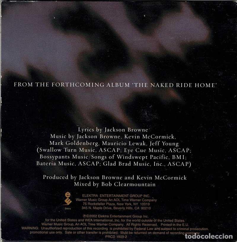 CDs de m&uacute;sica: Jackson Browne - The night inside me. CD Single - Foto 2