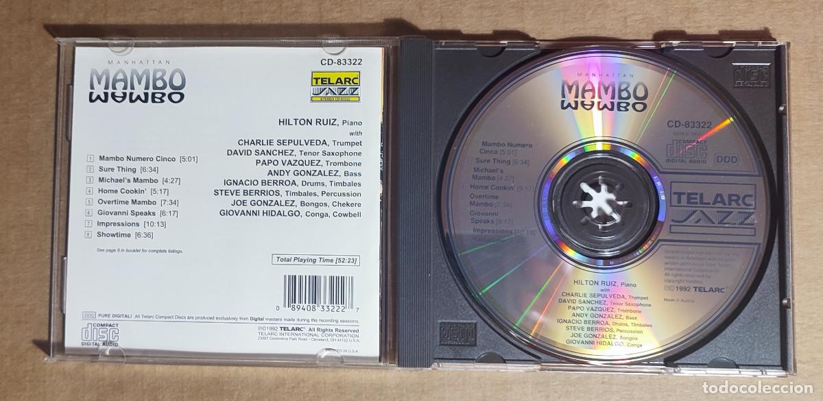 CDs de m&uacute;sica: HILTON RUIZ - MANHATTAN MAMBO - 1992 - Foto 2