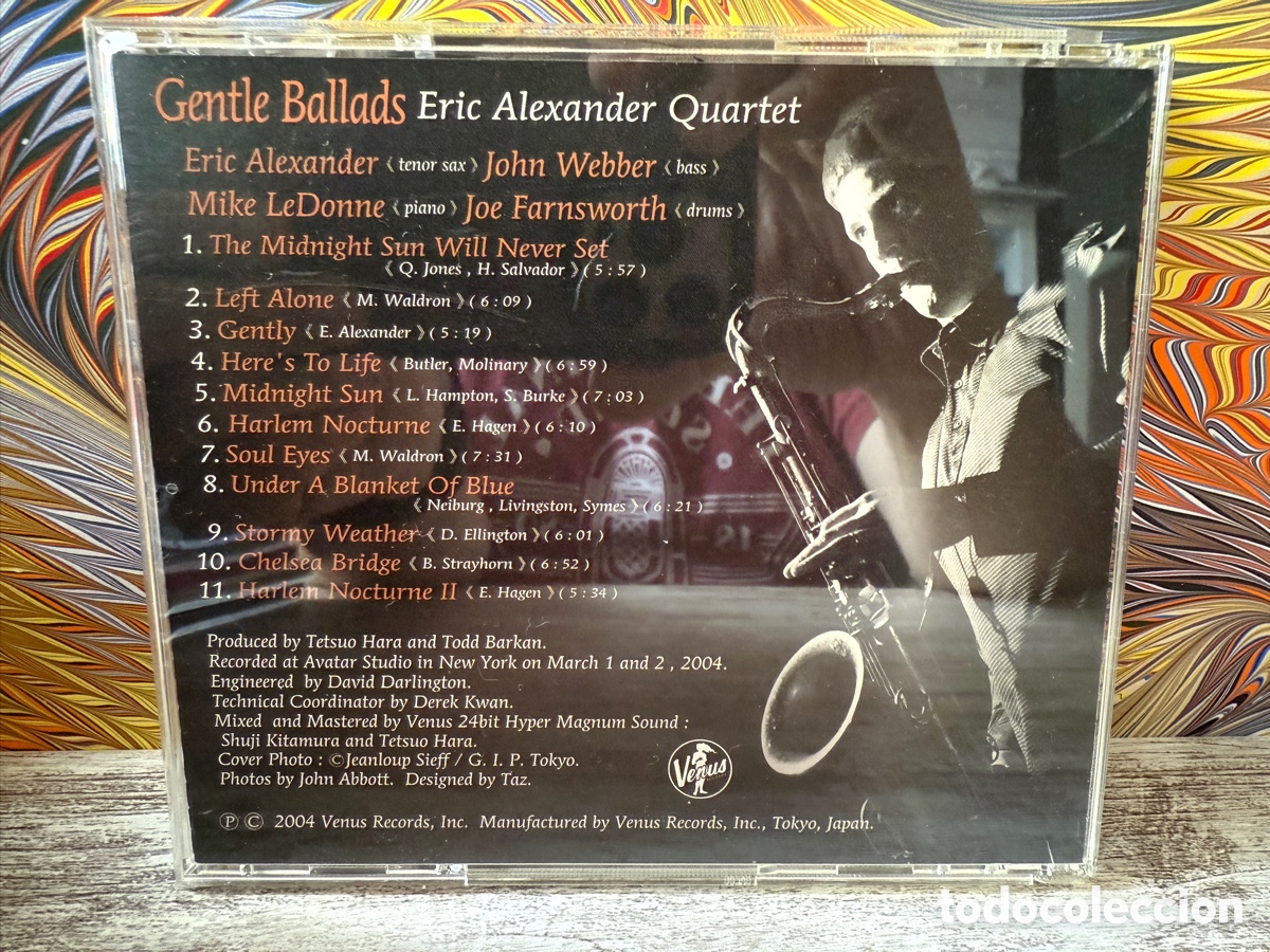 CDs de m&uacute;sica: Eric Alexander - Gentle Ballads (CD) - Foto 2