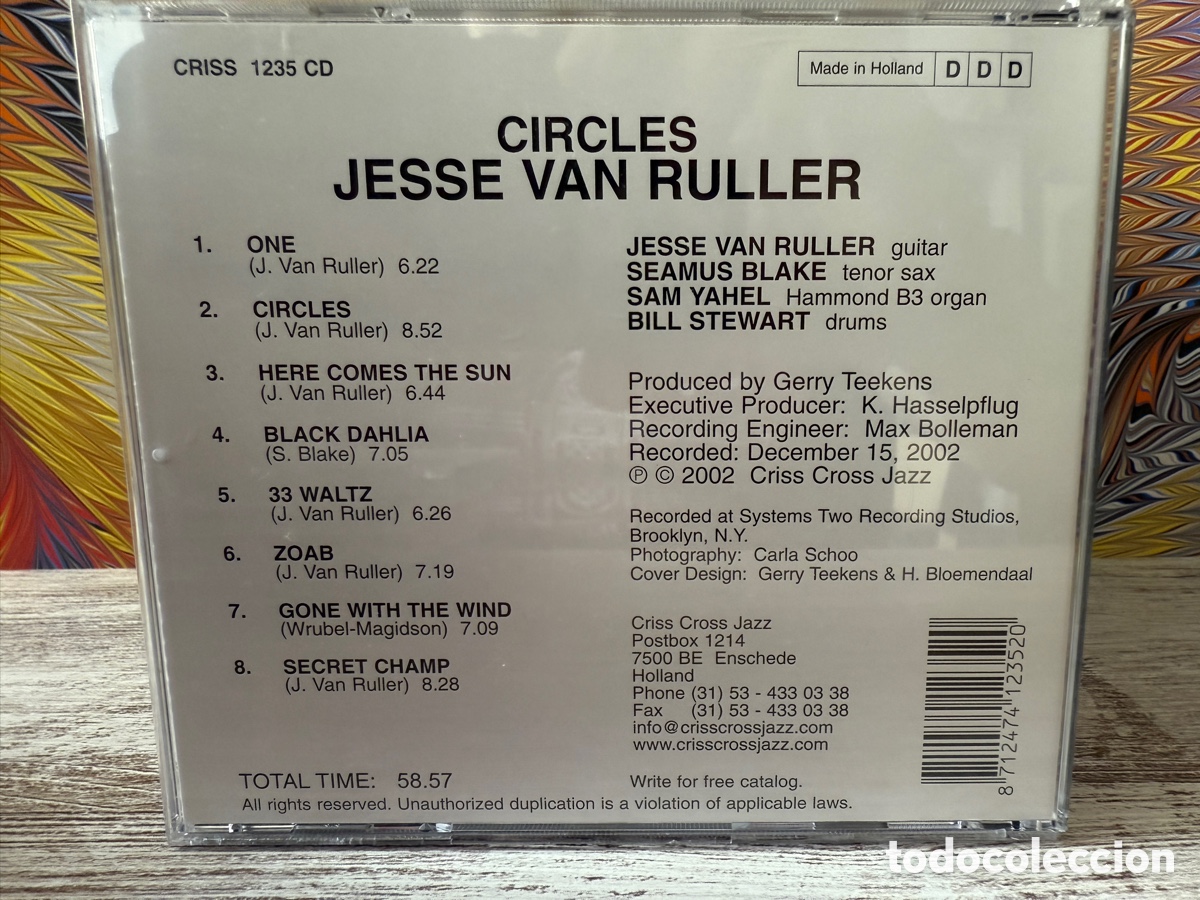 CDs de m&uacute;sica: Jesse van Ruller - Circles (CD) - Foto 2
