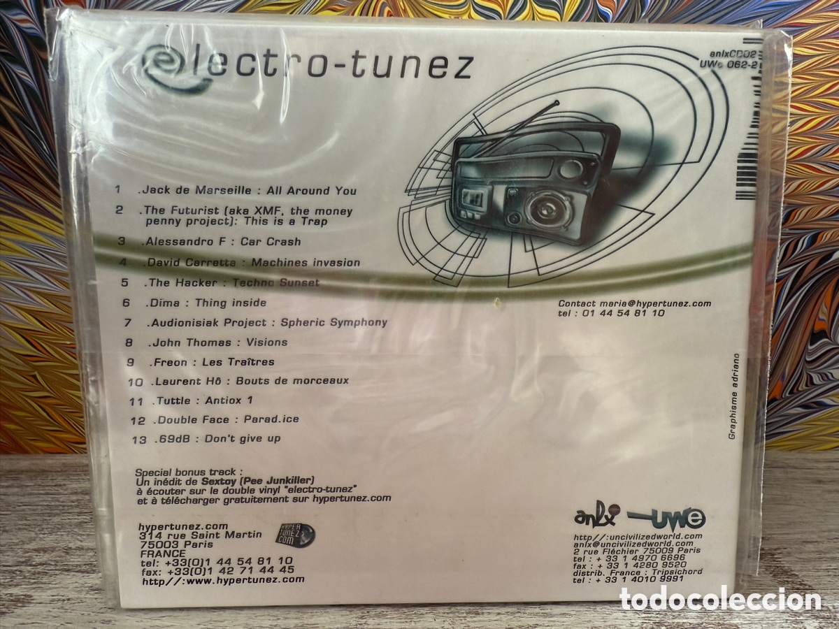 CDs de m&uacute;sica: Various - Hypertunez.com Electro-Tunez (CD) - Foto 2