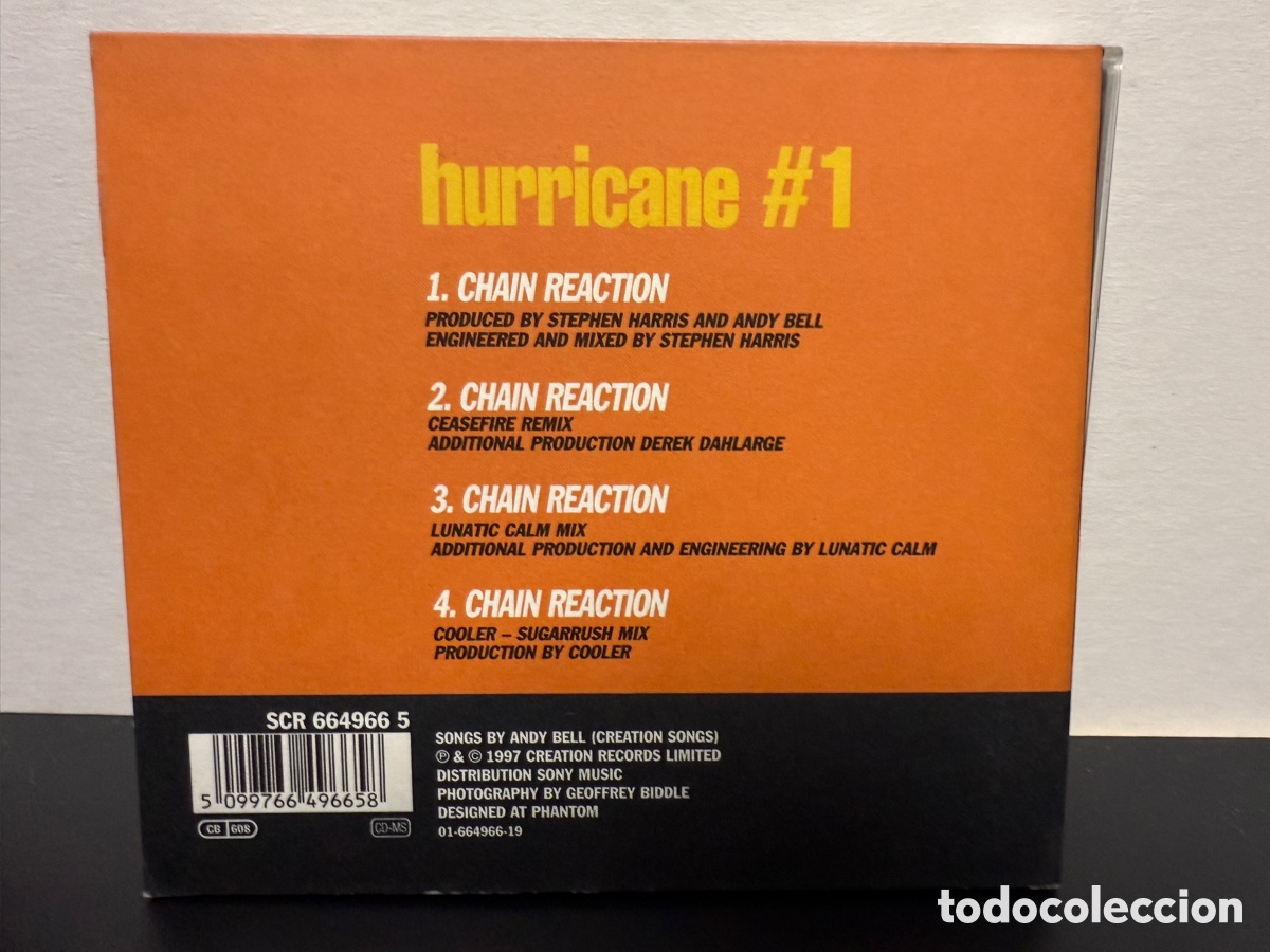 CDs de m&uacute;sica: Hurricane #1 - Chain Reaction Mixes (CD) - Foto 2