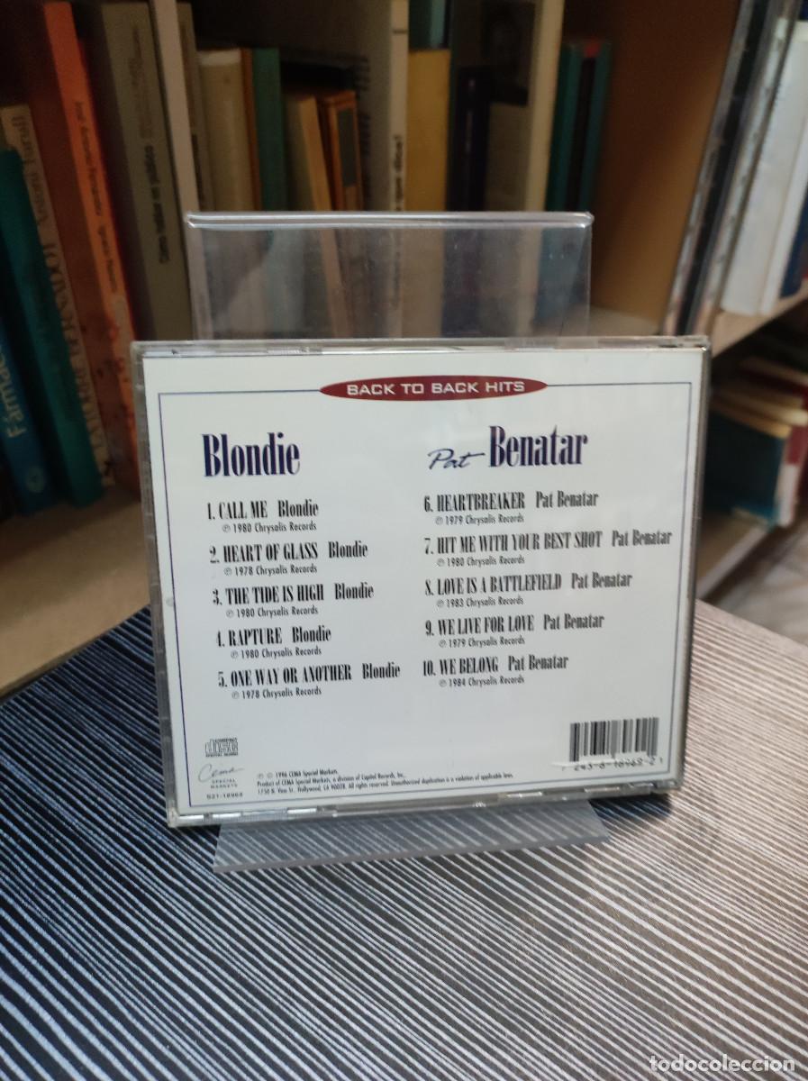 CDs de m&uacute;sica: Blondie / Pat Benatar &ndash; Back To Back Hits - Foto 2