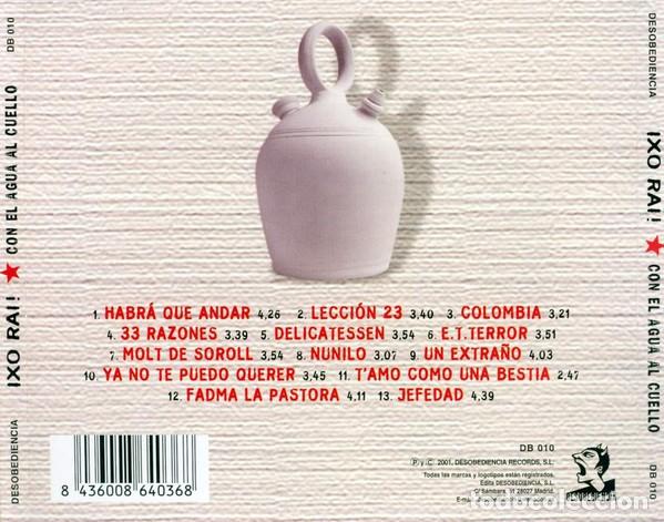 CDs de m&uacute;sica: Ixo Rai! &ndash; Con El Agua Al Cuello - Foto 2