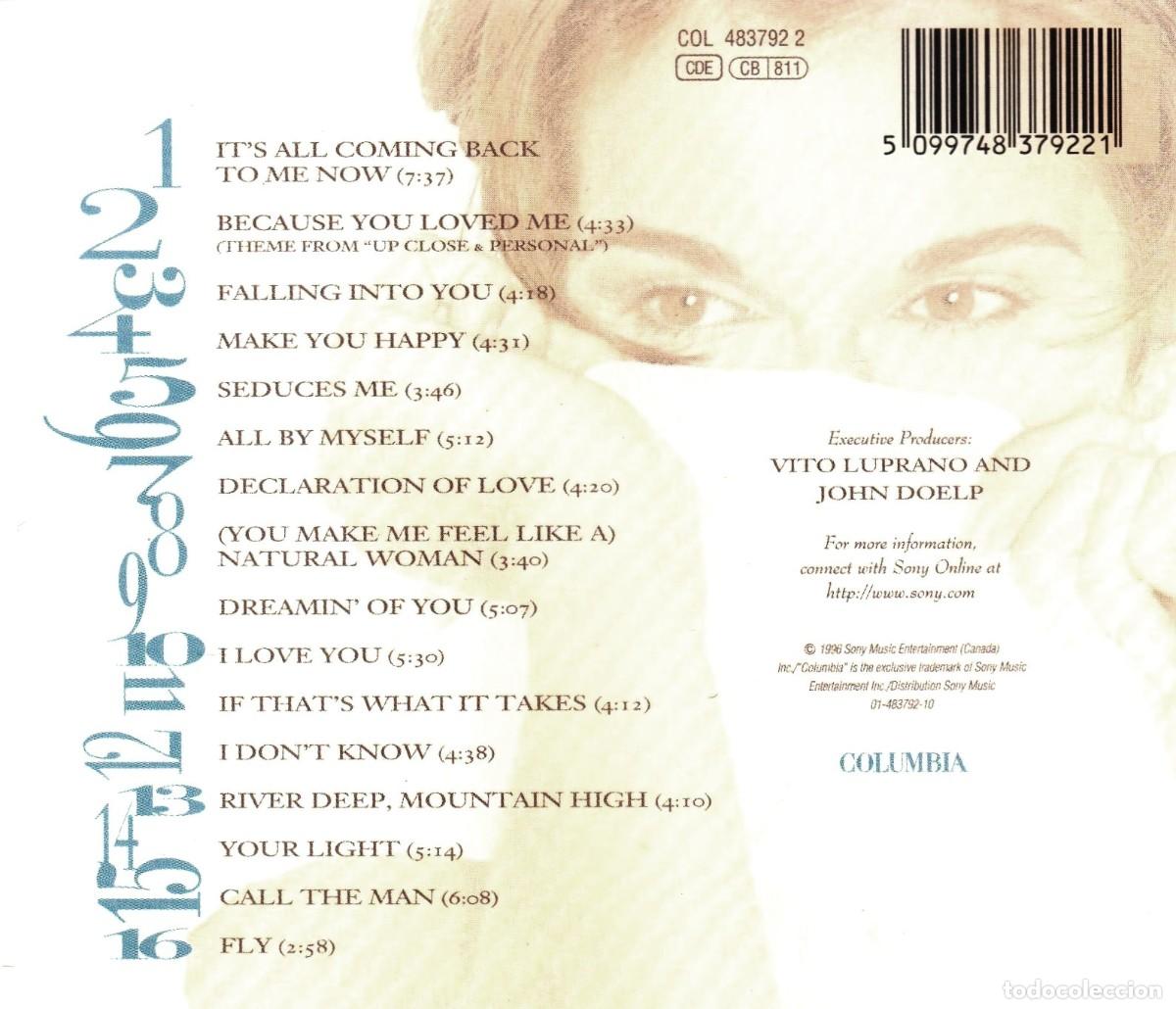 CDs de m&uacute;sica: �T35 - CELINE DION. FALLING INTO YOU. CD. - Foto 2