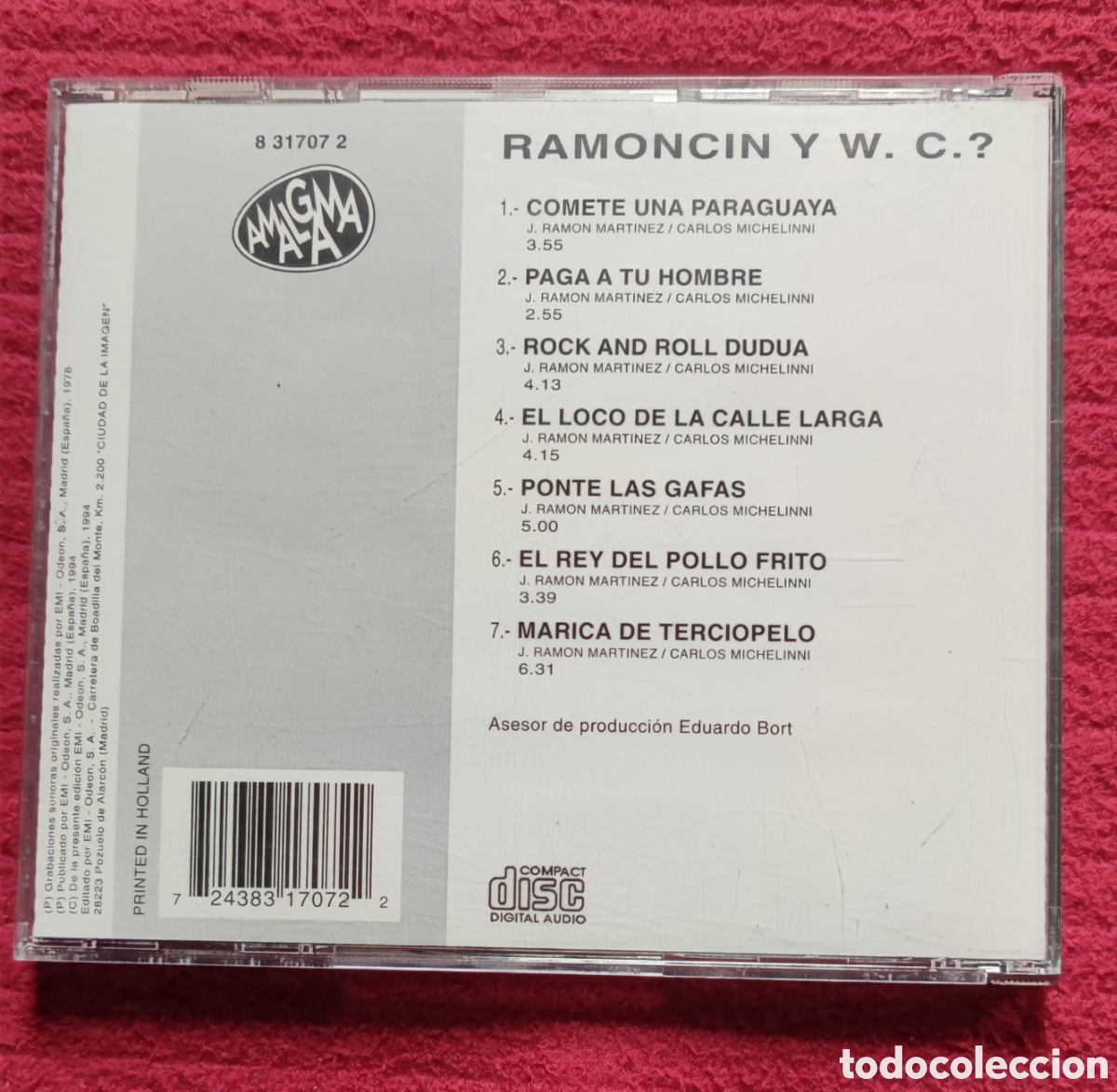 CDs de m&uacute;sica: RAMONCIN Y W C: Primer Cd 1978, EMI ODEON. - Foto 2