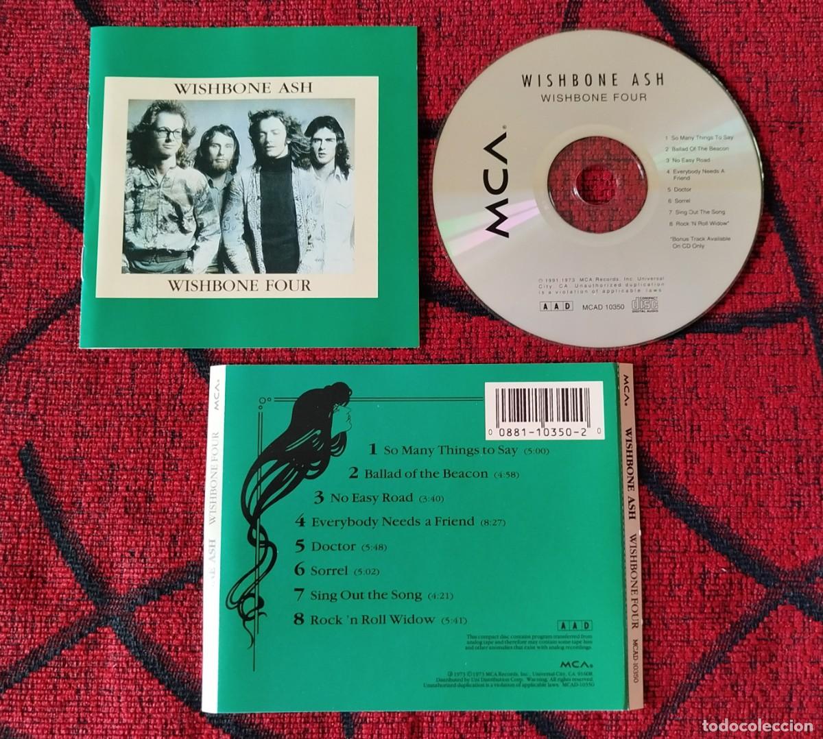 CDs de m&uacute;sica: WISHBONE ASH ** Wishbone Four ** CD 1991 USA - Foto 1