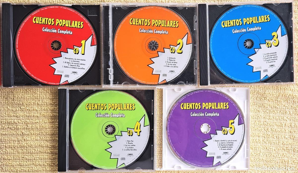 CDs de m&uacute;sica: CUENTOS POPULARES. 5 CDS. 2002 - Foto 3