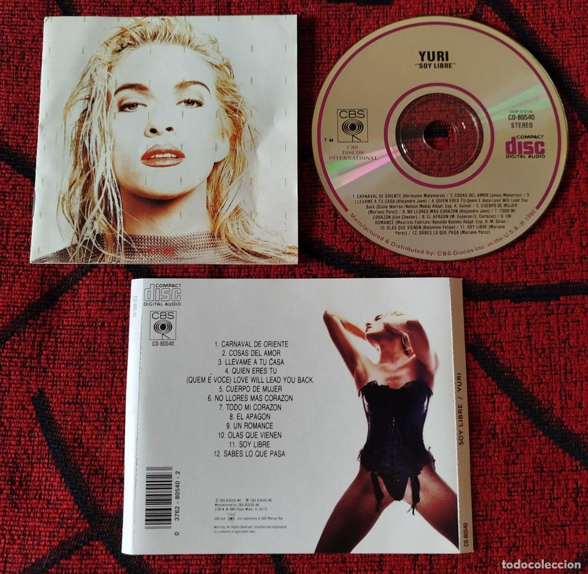 CDs de m&uacute;sica: YURI ** Soy Libre ** CD USA 1990 - Foto 1