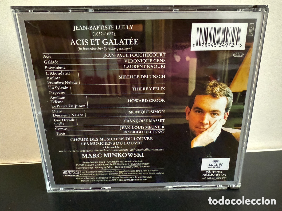 CDs de m&uacute;sica: Lully - Marc Minkowski - Acis & Galat&eacute;e (2xCD) - Foto 2