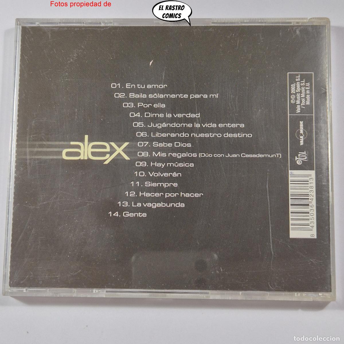 CDs de m&uacute;sica: Alex, Inquietudes, CD Vale, 2003 - Foto 2