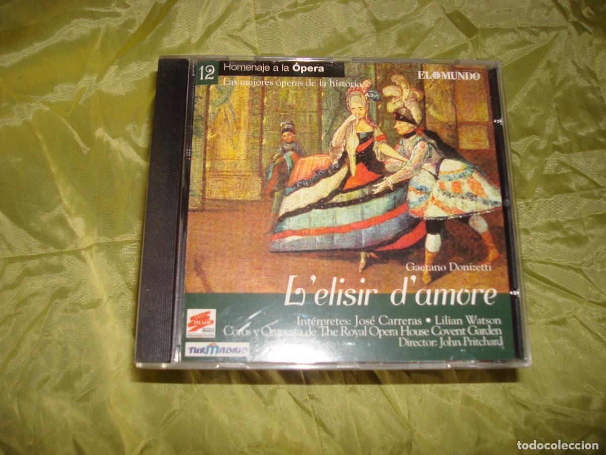CDs de m&uacute;sica: GAETANO DONIZETTI. L&acute;ELISIR D&acute;AMORE. CD. IMPECABLE - Foto 1