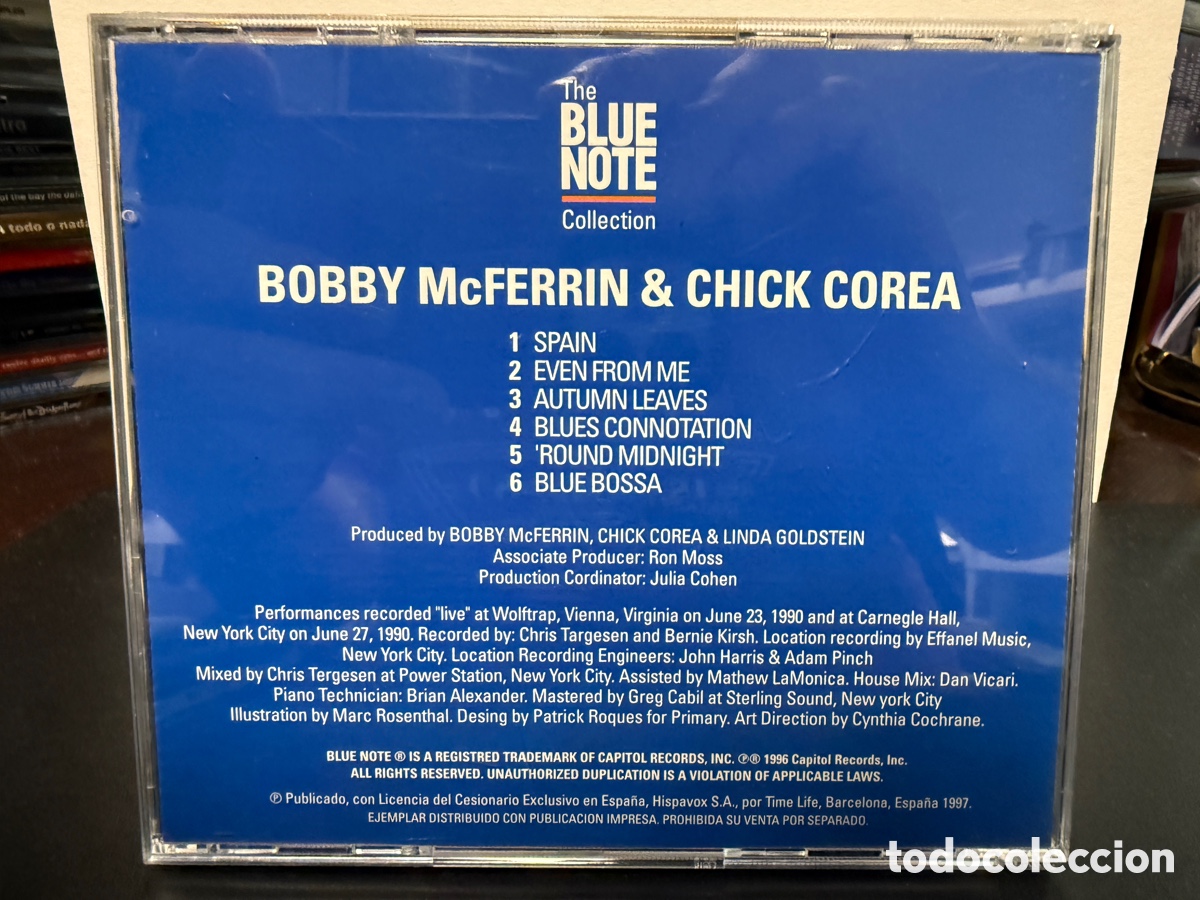 CDs de m&uacute;sica: Bobby McFerrin & Chick Corea - Play (CD) - Foto 2
