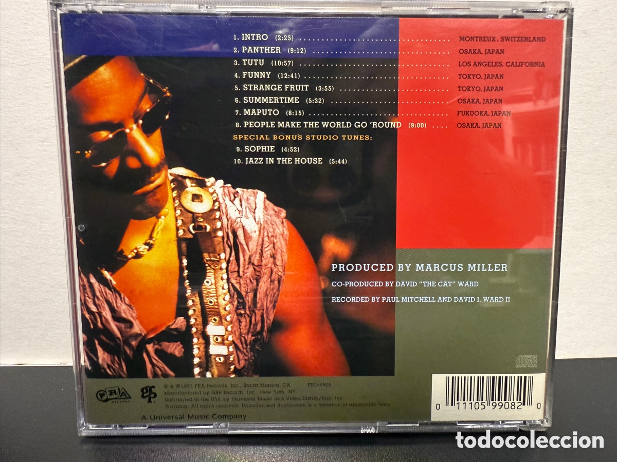 CDs de m&uacute;sica: Marcus Miller - Live & More (CD) - Foto 2