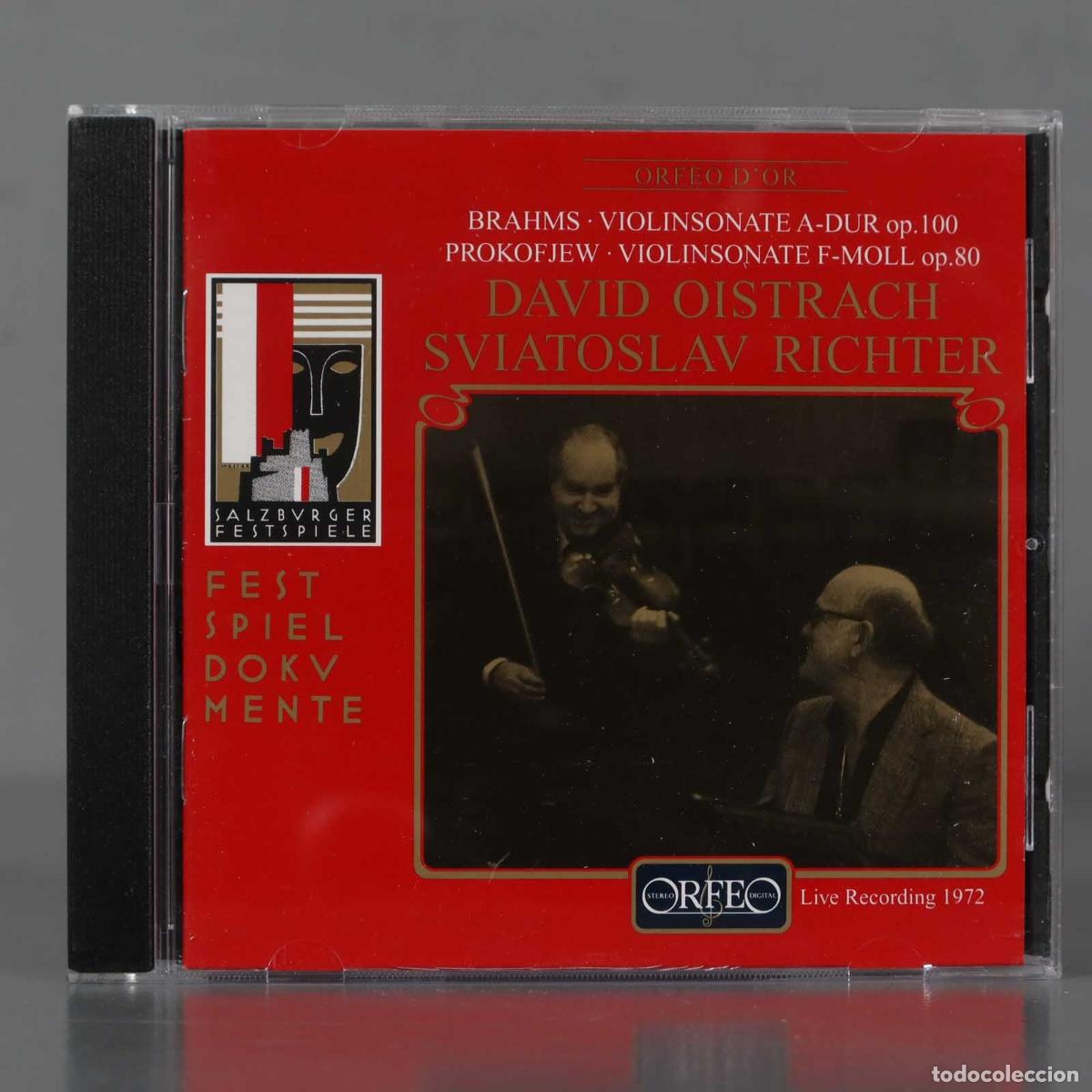 CDs de M&uacute;sica: CD. Oistrach, Sviatoslav Richter, Brahms, Prokofjew &ndash; Violinsonate A-Dur Op.100 / Violinsonate F-M