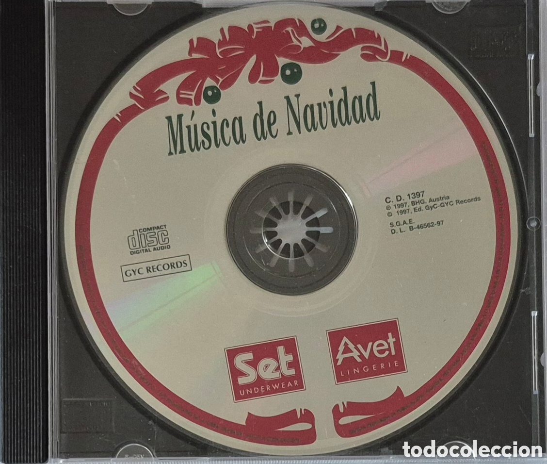 CDs de M&uacute;sica: CD - M&Uacute;SICA DE NAVIDAD