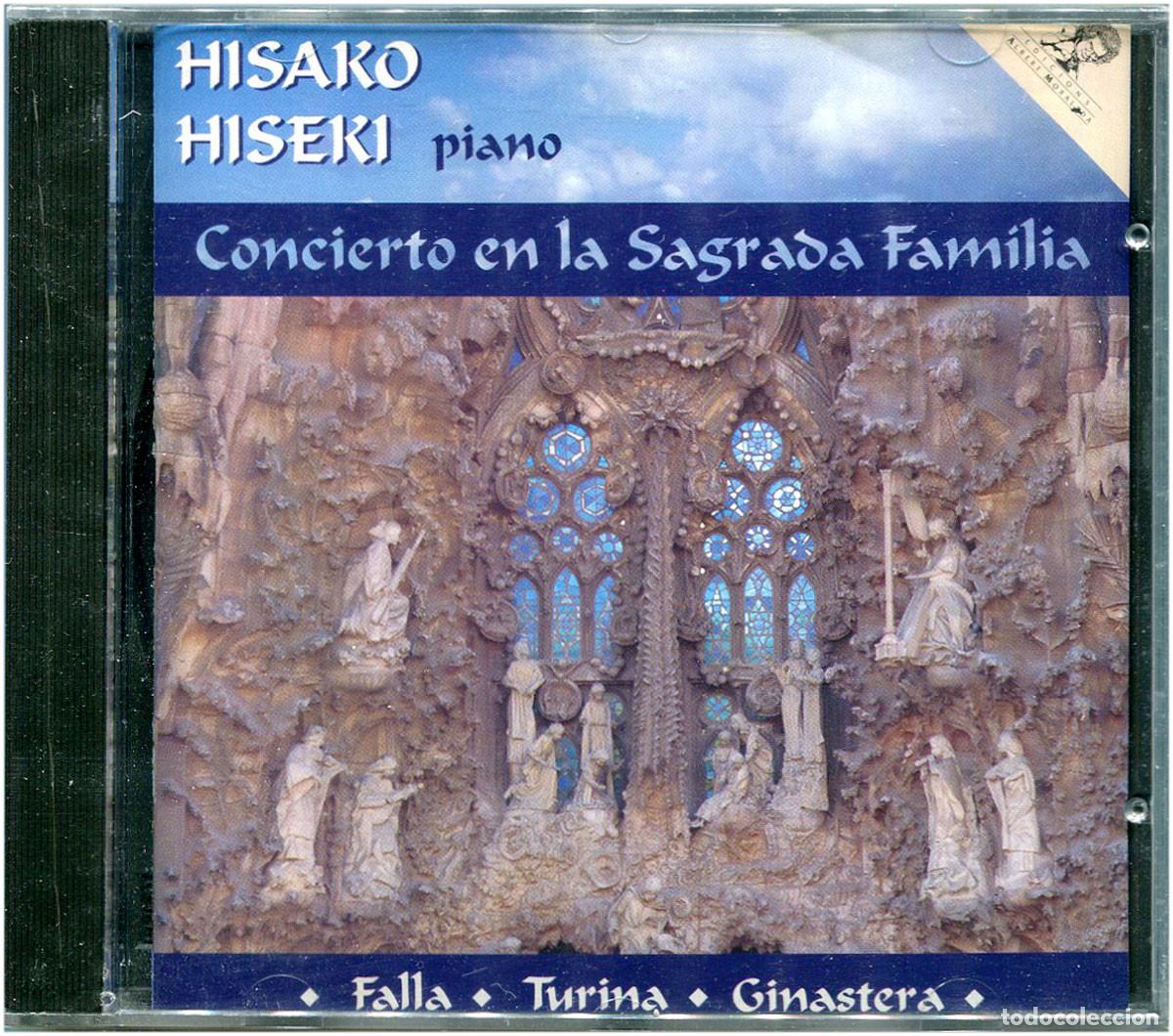 CDs de M&uacute;sica: Hisako Hiseki piano - Concierto en la Sagrada Familia - CD Spain 1996 - Ed. A. Moraleda - Precintado