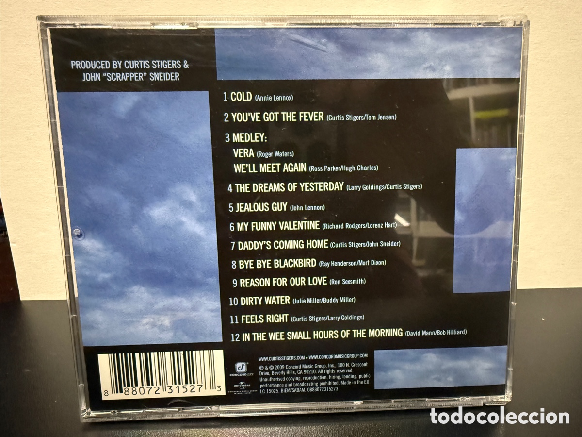 CDs de m&uacute;sica: Curtis Stigers - Lost In Dreams (CD) - Foto 2