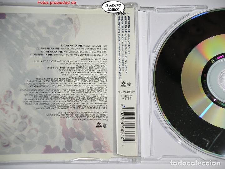 CDs de m&uacute;sica: Madonna, American Pie, CD Single, 4 versiones, Warner, 2000 - Foto 3