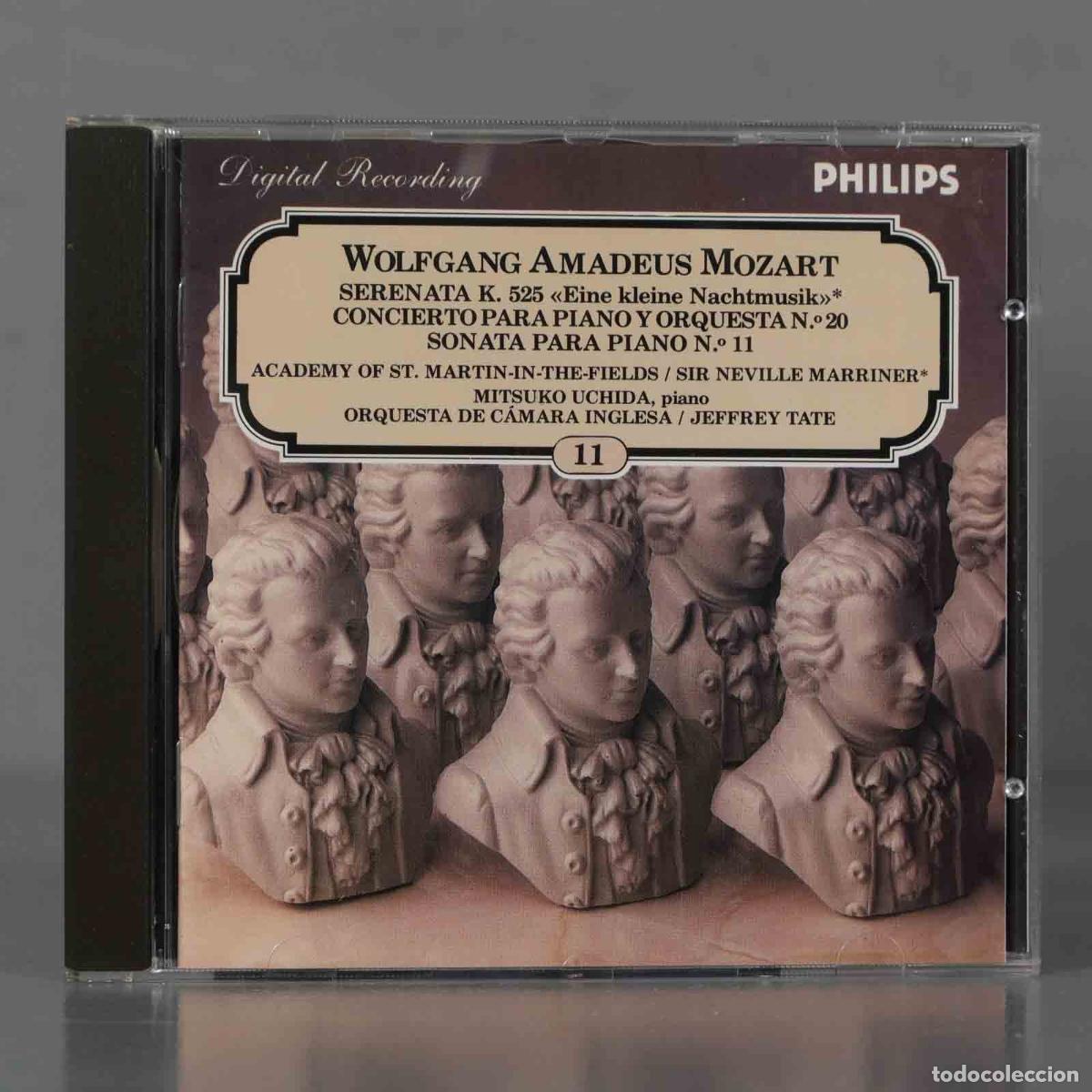 CDs de M&uacute;sica: CD. WOLFGANG AMADEUS MOZART SERENATA K. 5&acute;25 &laquo;Eine kleine CONCIERTO PARA PIANO Y ORQUESTA N .020 SON