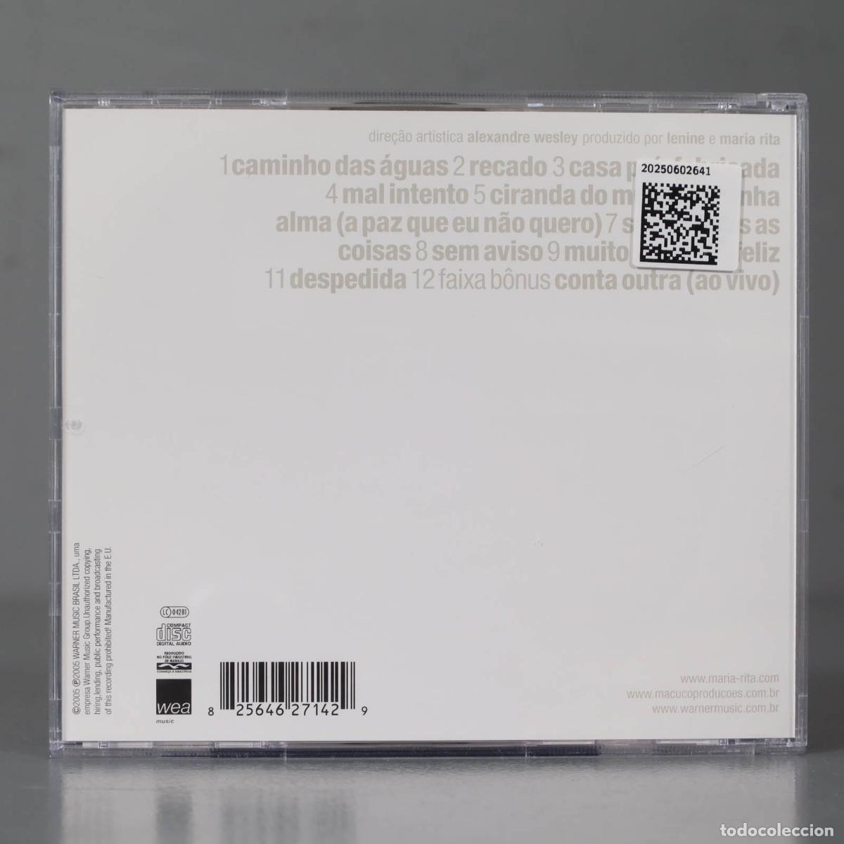 CDs de m&uacute;sica: CD. Maria Rita &ndash; Segundo - Foto 2