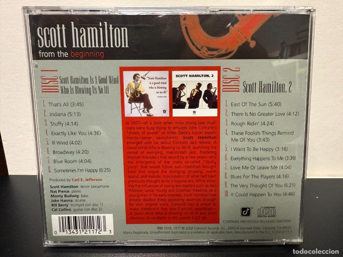 CDs de m&uacute;sica: Scott Hamilton - From The Beginning (2xCD) - Foto 2