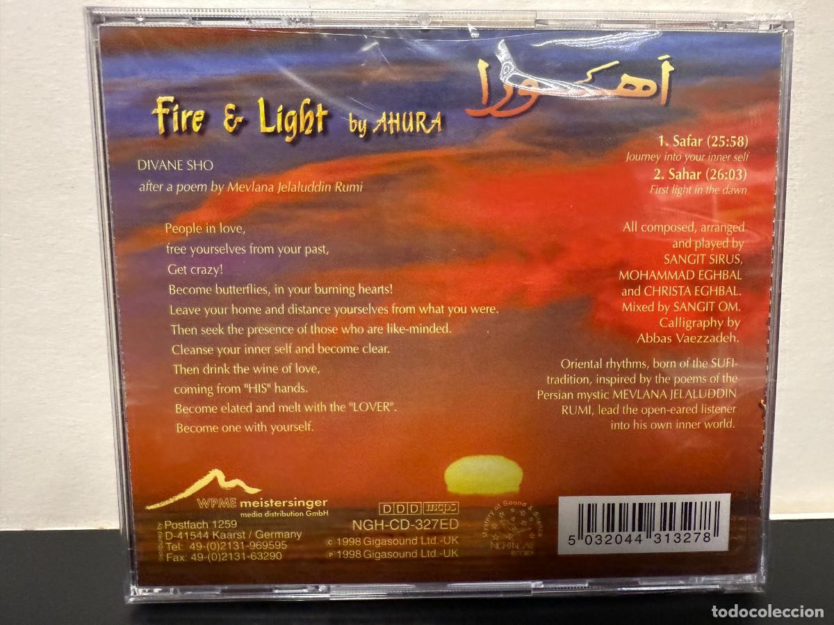 CDs de m&uacute;sica: Ahura - Fire & Light (CD) - Foto 2