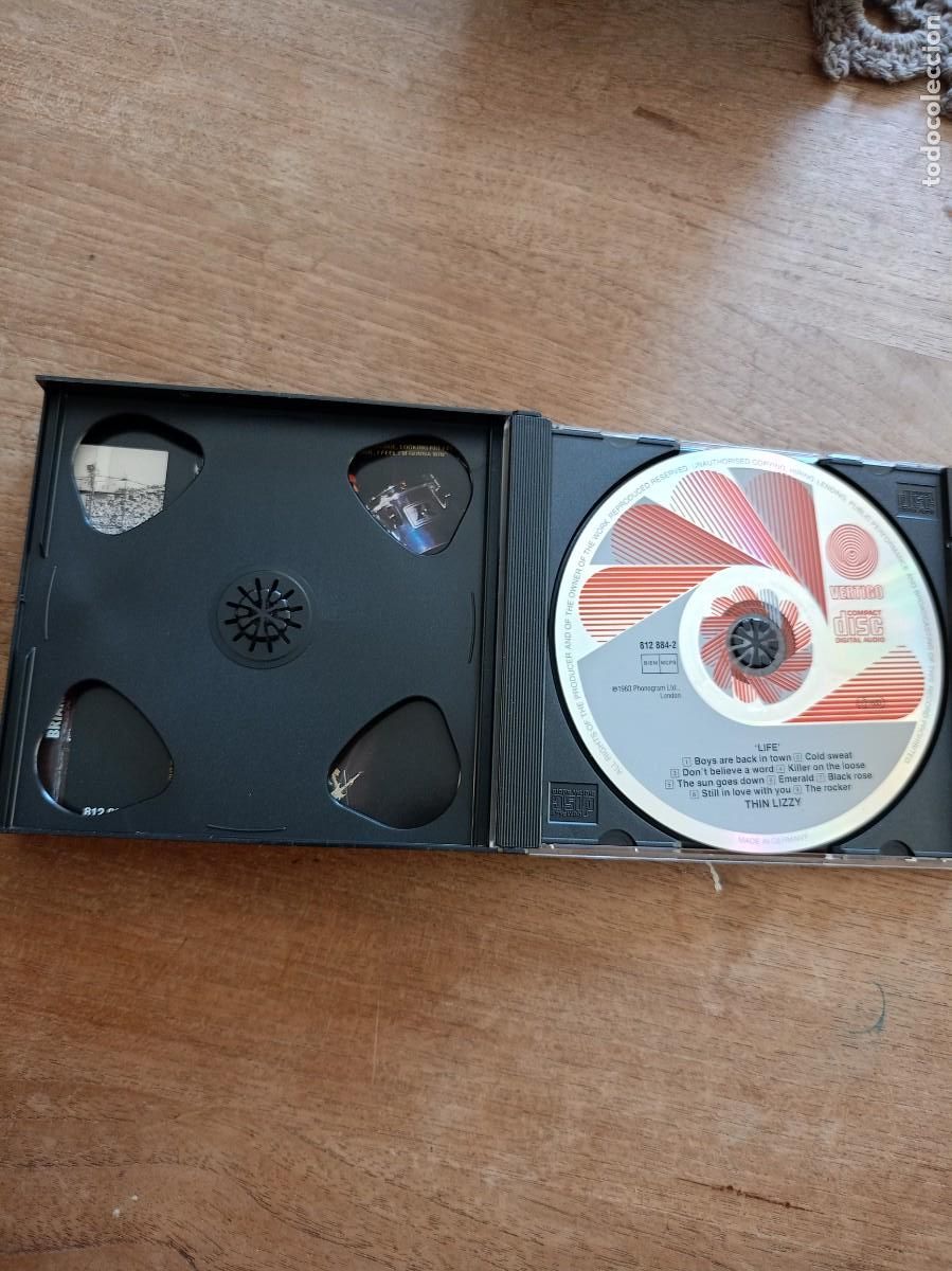 CDs de m&uacute;sica: CD DOBLE. THIN LIZZY. LIFE. - Foto 4