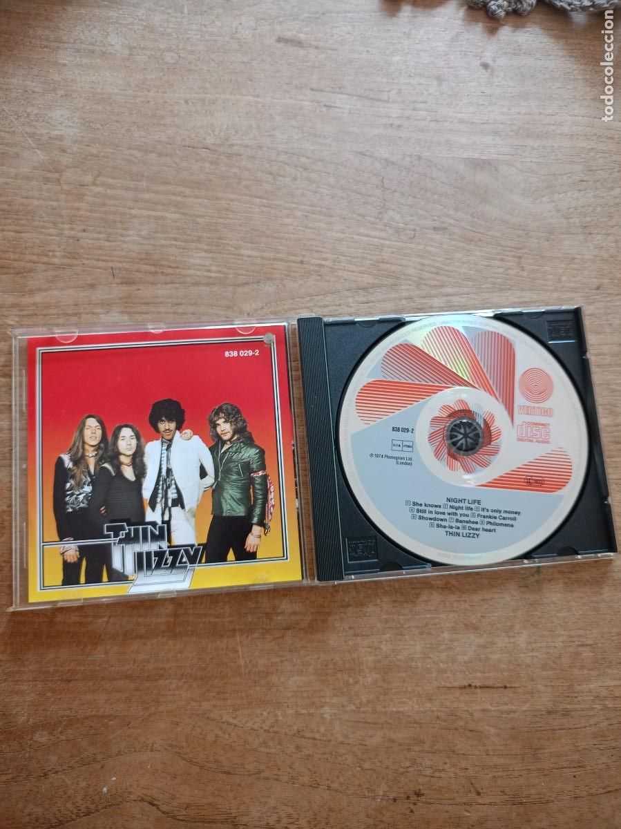 CDs de m&uacute;sica: CD. THIN LIZZY. NIGHT LIFE. 1974 - Foto 2