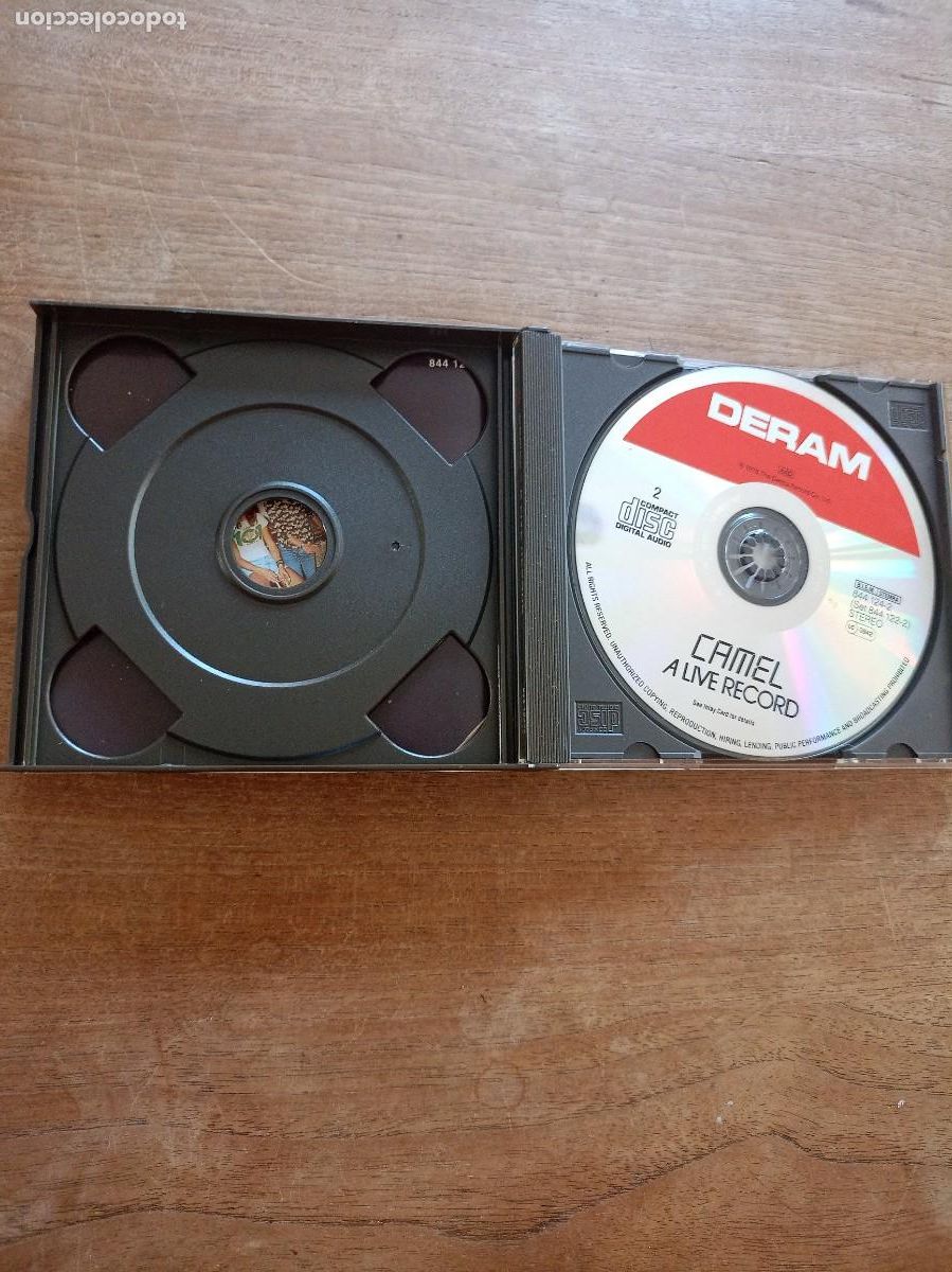 CDs de m&uacute;sica: 2CD. CAMEL. A LIVE RECORD. - Foto 4