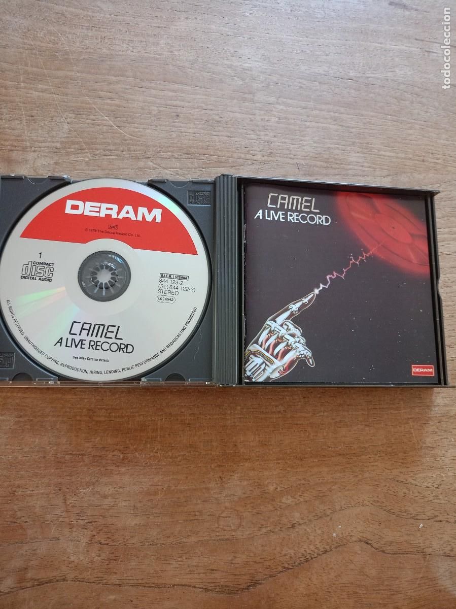 CDs de m&uacute;sica: 2CD. CAMEL. A LIVE RECORD. - Foto 3