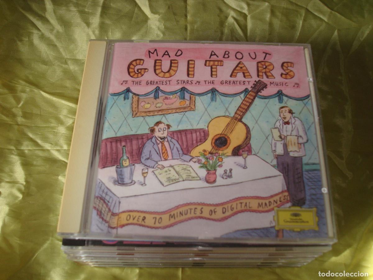 CD di Musica: MAD ABOUT GUITARS. BACH, RODRIGO, GRANADOS, TARREGA, MYERS...EDC. USA. CD. IMPECABLE(#)