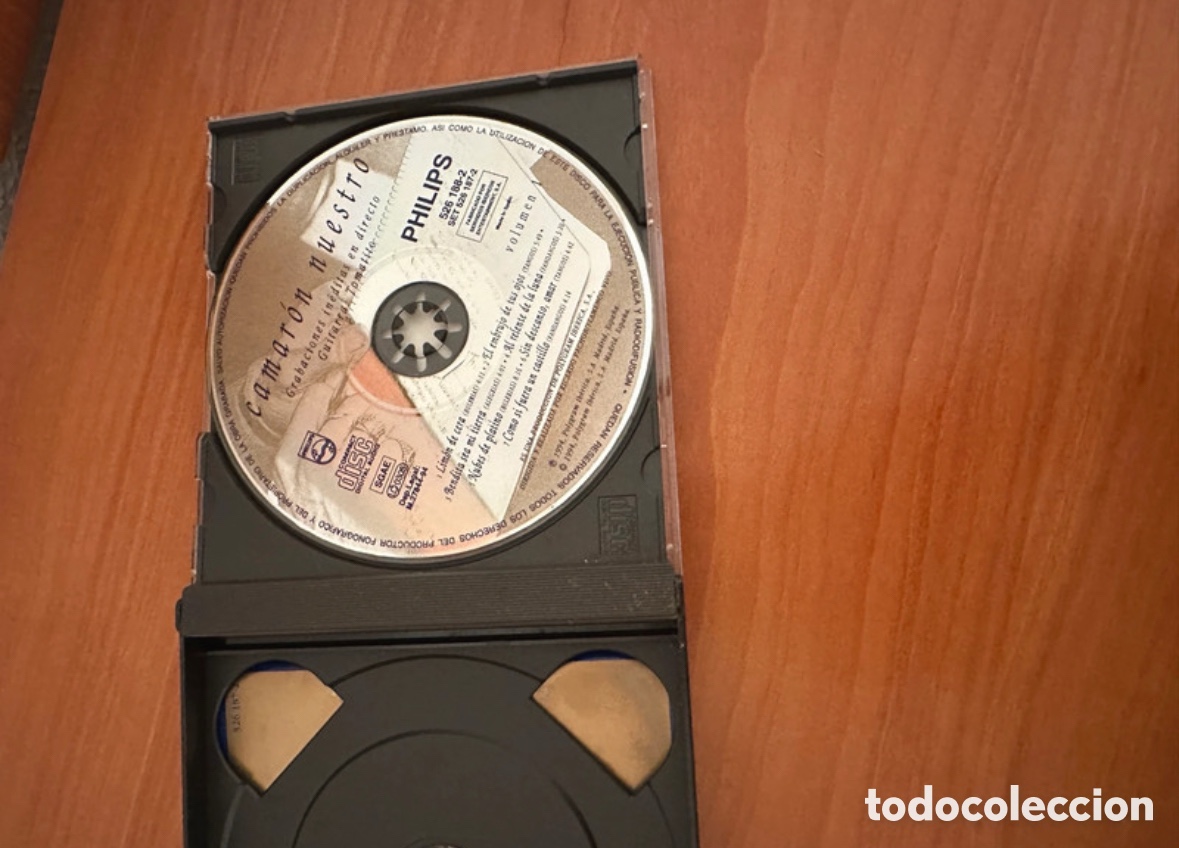CDs de m&uacute;sica: Disco de camar&oacute;n de la isla &ldquo;camar&oacute;n nuestro&rdquo; - Foto 3