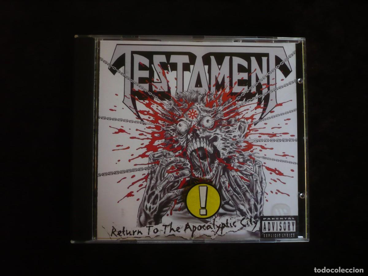 CDs de m&uacute;sica: testament - return to the apocalyptic city - cd como nuevo - Foto 1