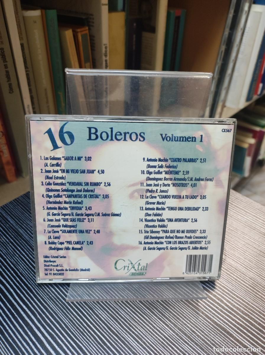CDs de m&uacute;sica: 16 BOLEROS VOLUMEN 1 - Foto 2