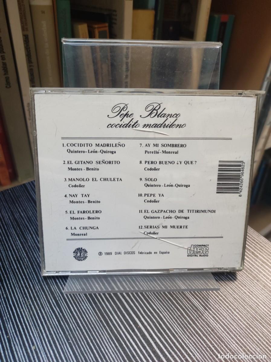 CDs de m&uacute;sica: PEPE BLANCO COCIDITO MADRILE&Ntilde;O - Foto 2