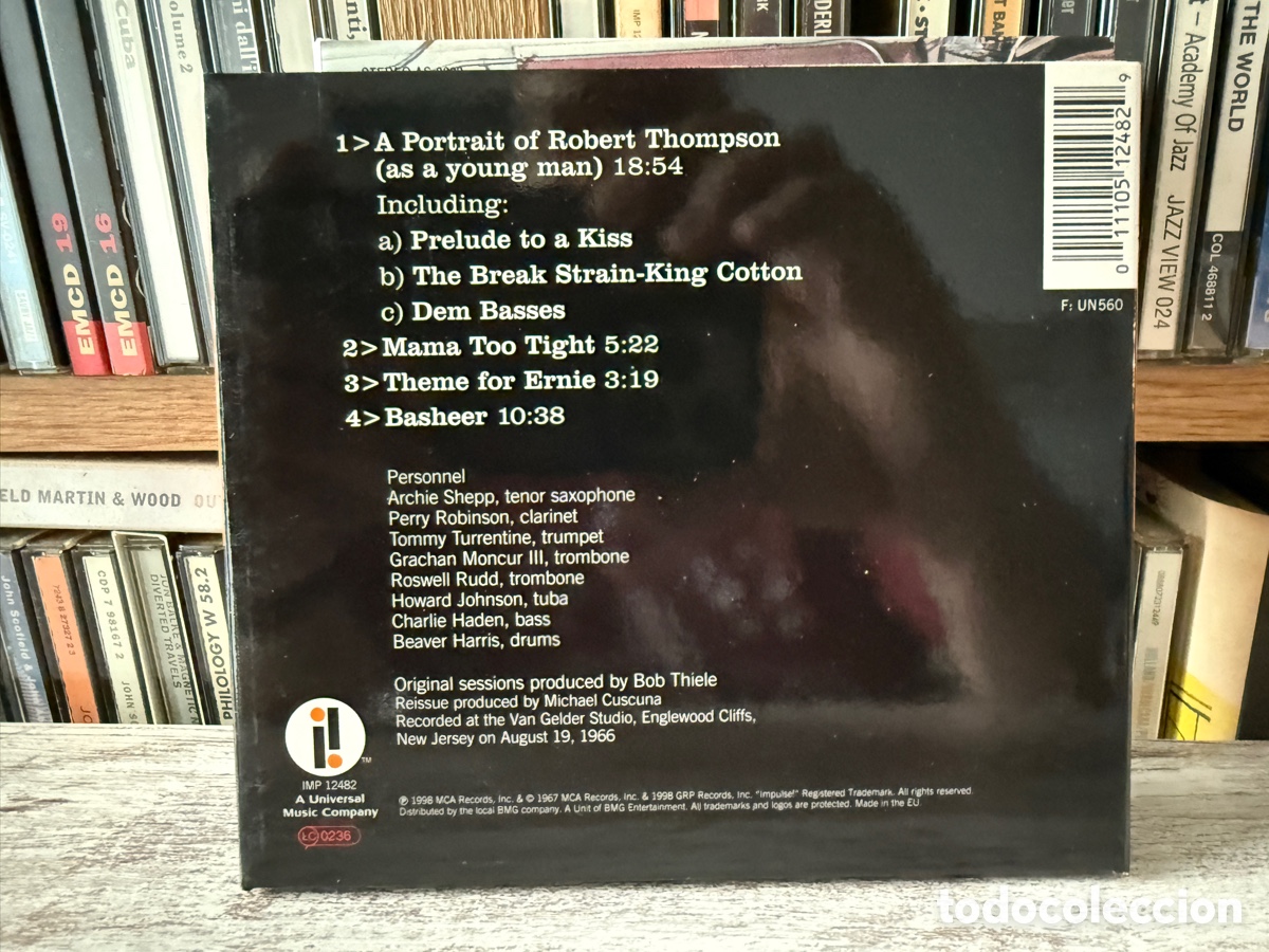 CDs de m&uacute;sica: Archie Shepp - Mama Too Tight (CD) - Foto 2